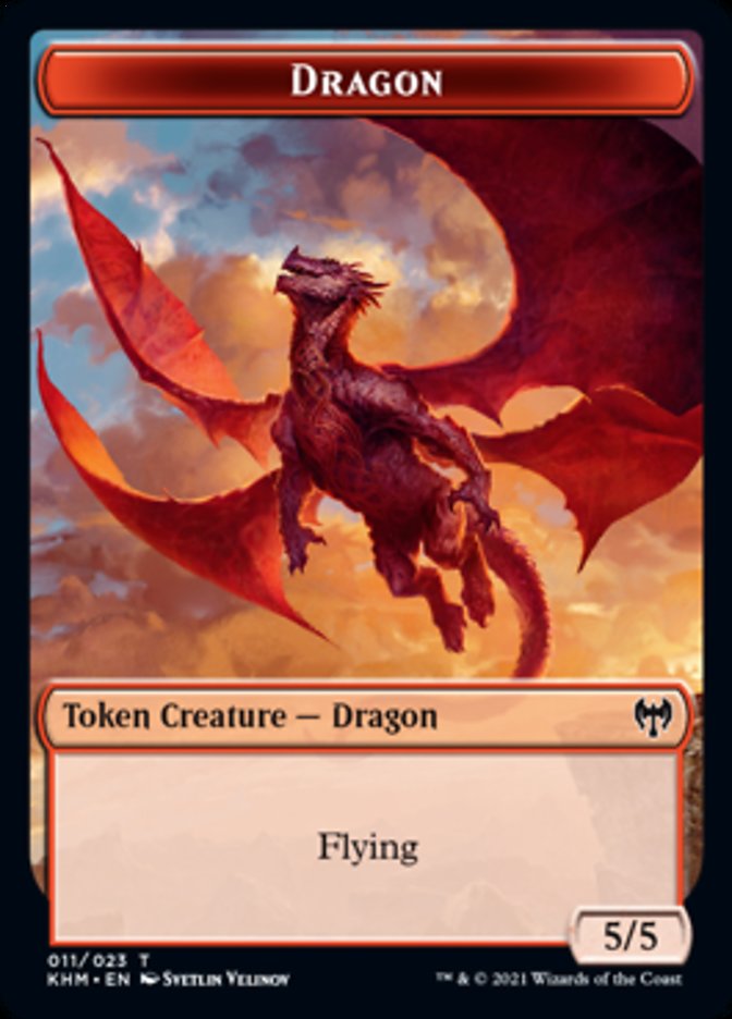 Dragon Token [Kaldheim Tokens] | Fandemonia Ltd