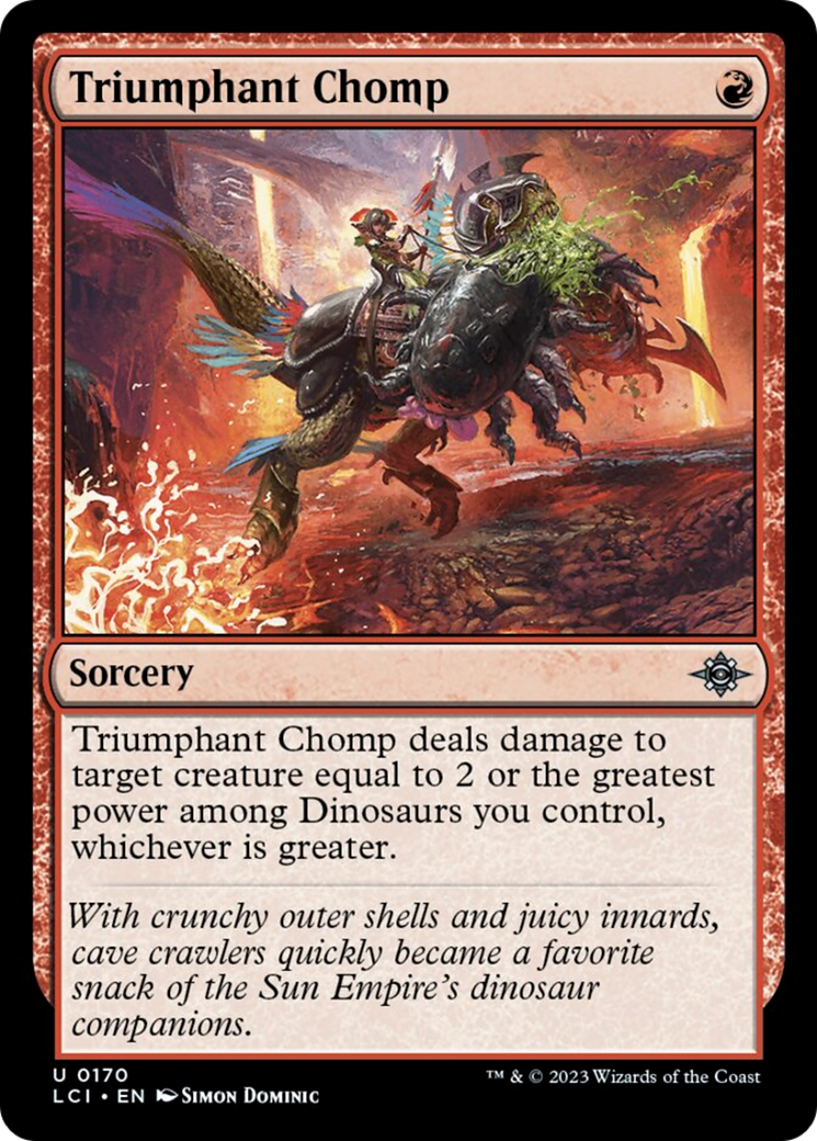 Triumphant Chomp [The Lost Caverns of Ixalan] | Fandemonia Ltd