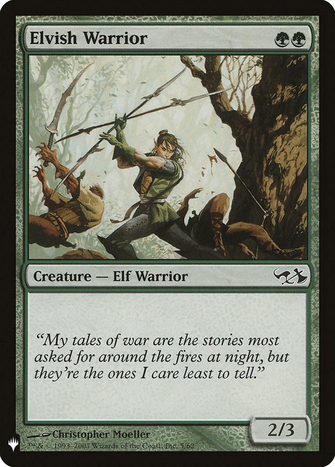 Elvish Warrior [Mystery Booster] | Fandemonia Ltd