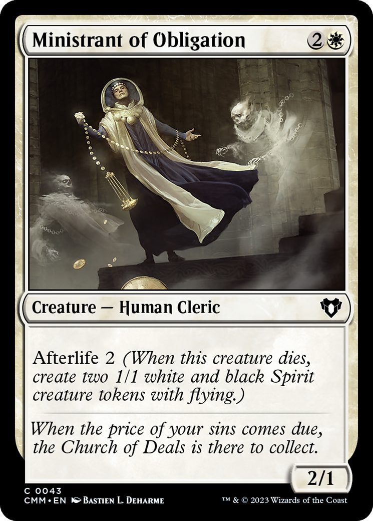 Ministrant of Obligation [Commander Masters] | Fandemonia Ltd