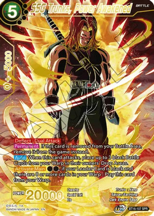 SSG Trunks, Power Awakened (SPR) (BT16-107) [Realm of the Gods] | Fandemonia Ltd