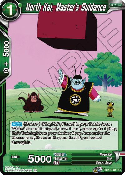 North Kai, Master's Guidance (BT15-081) [Saiyan Showdown] | Fandemonia Ltd