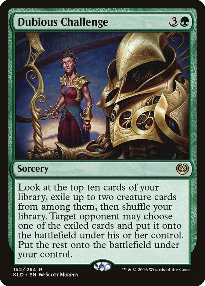Dubious Challenge [Kaladesh] | Fandemonia Ltd