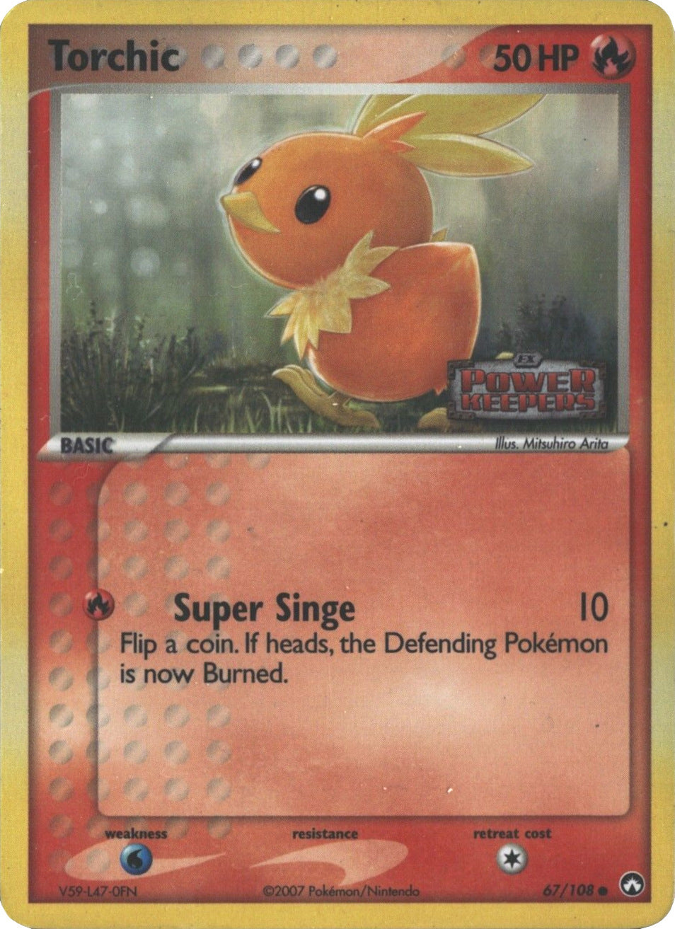 Torchic (67/108) (Stamped) [EX: Power Keepers] | Fandemonia Ltd