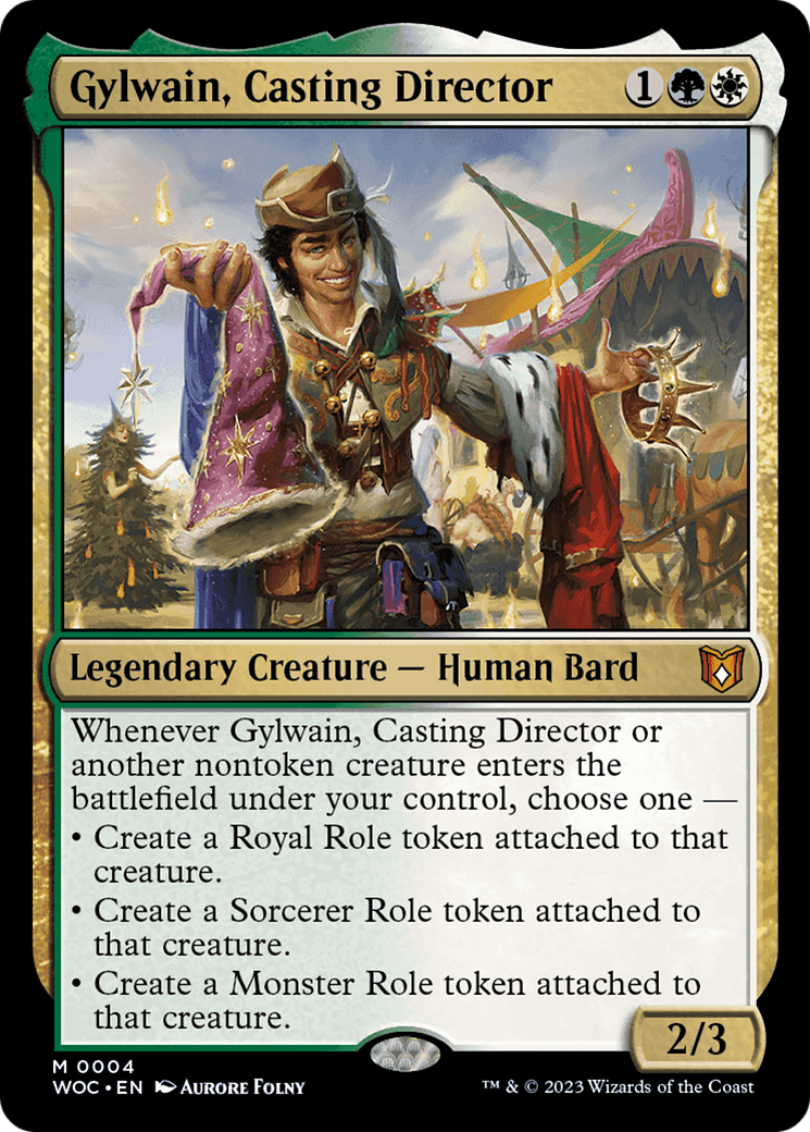 Gylwain, Casting Director [Wilds of Eldraine Commander] | Fandemonia Ltd
