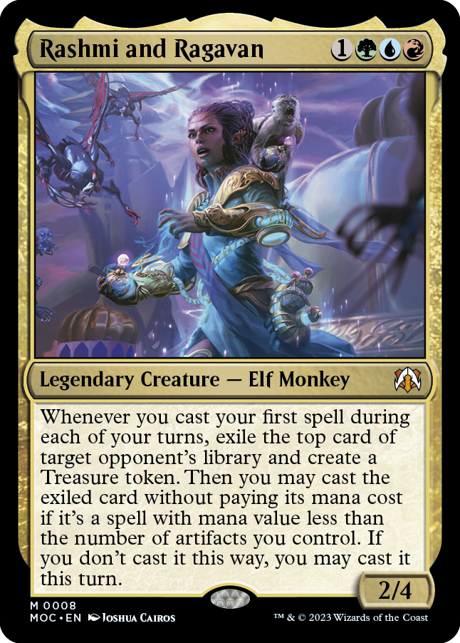 Rashmi and Ragavan [March of the Machine Commander] | Fandemonia Ltd