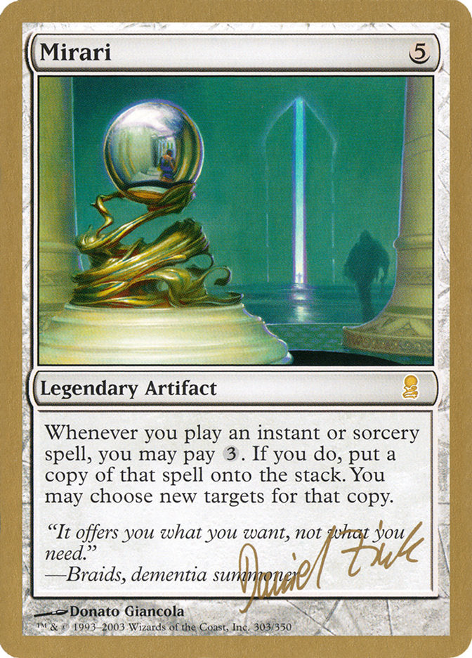 Mirari (Daniel Zink) [World Championship Decks 2003] | Fandemonia Ltd