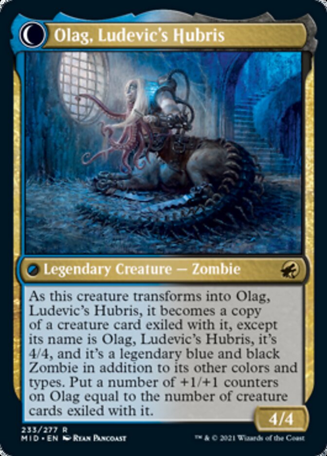 Ludevic, Necrogenius // Olag, Ludevic's Hubris [Innistrad: Midnight Hunt] | Fandemonia Ltd