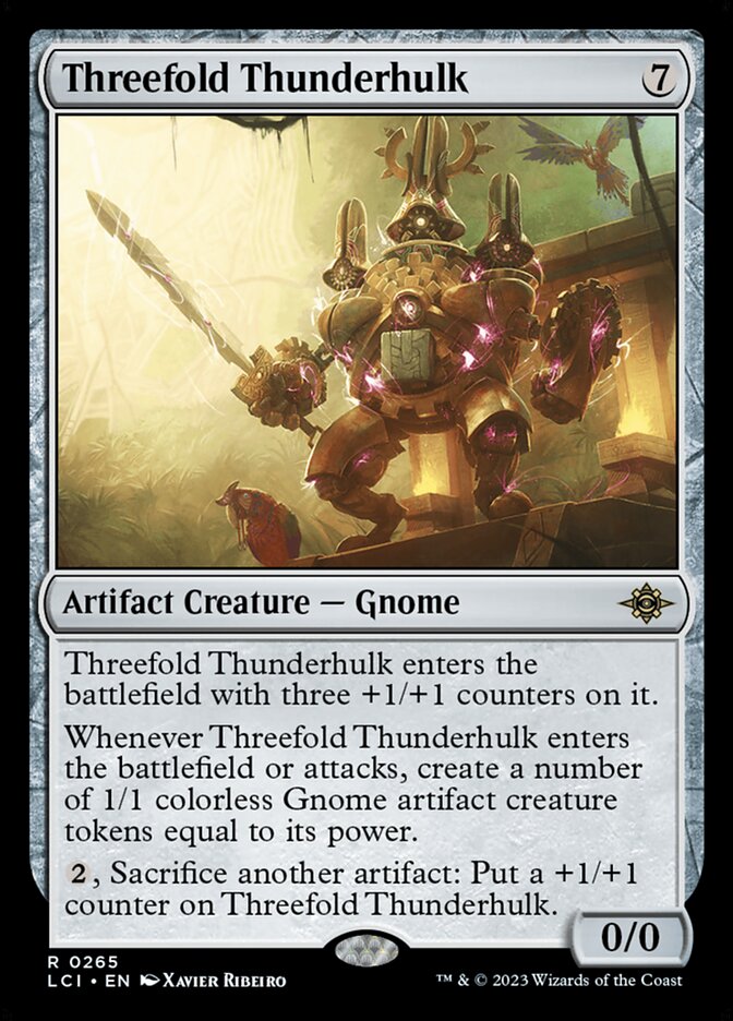 Threefold Thunderhulk [The Lost Caverns of Ixalan] | Fandemonia Ltd