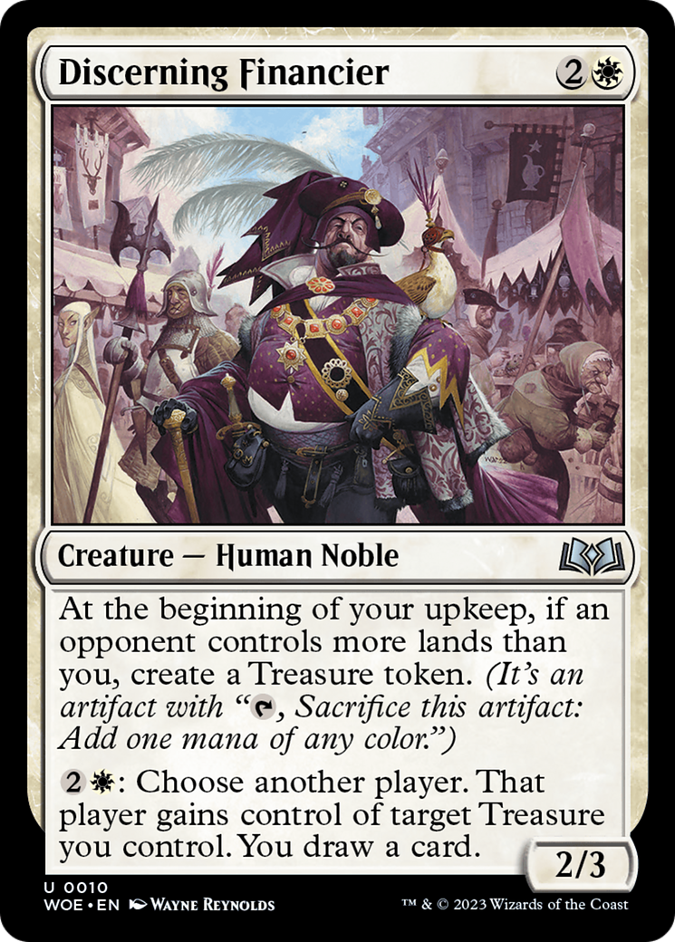 Discerning Financier [Wilds of Eldraine] | Fandemonia Ltd