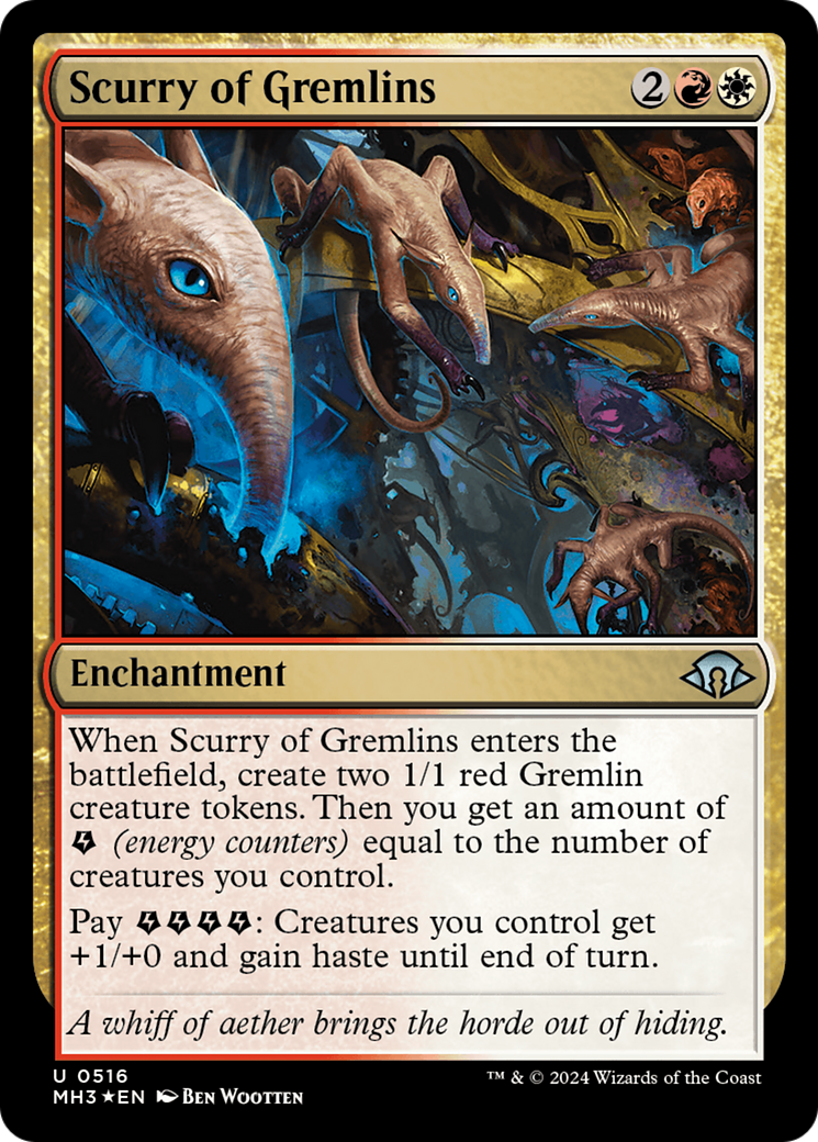 Scurry of Gremlins (Ripple Foil) [Modern Horizons 3] | Fandemonia Ltd