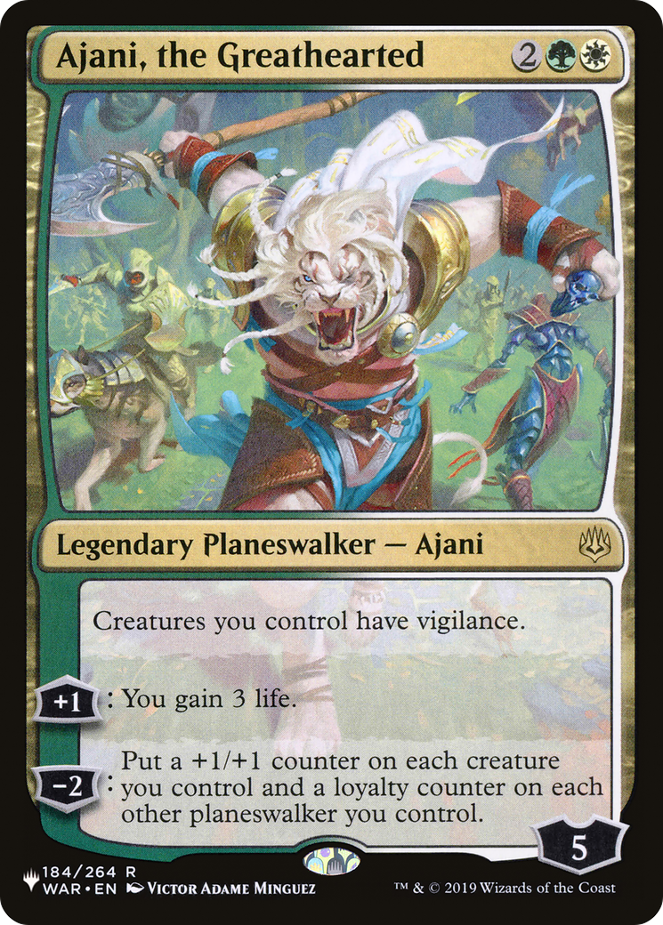 Ajani, the Greathearted [The List] | Fandemonia Ltd