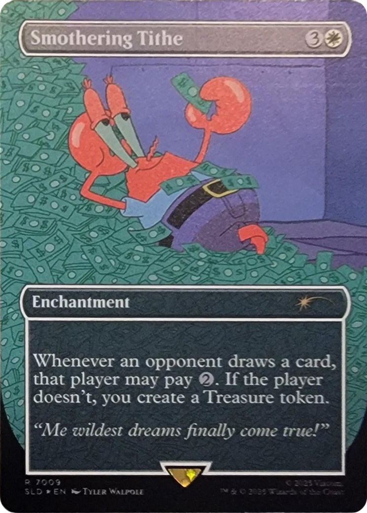 Smothering Tithe (7009) (Rainbow Foil) [Secret Lair Drop Series] | Fandemonia Ltd