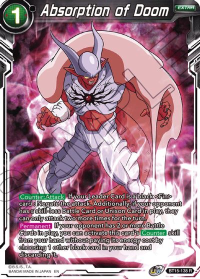Absorption of Doom (BT15-138) [Saiyan Showdown] | Fandemonia Ltd