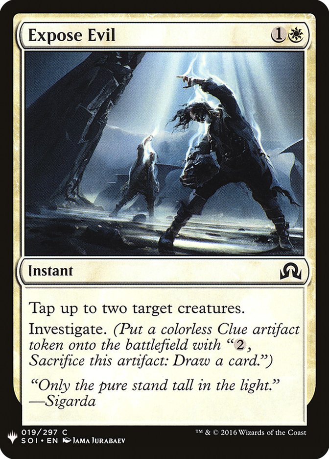 Expose Evil [Mystery Booster] | Fandemonia Ltd