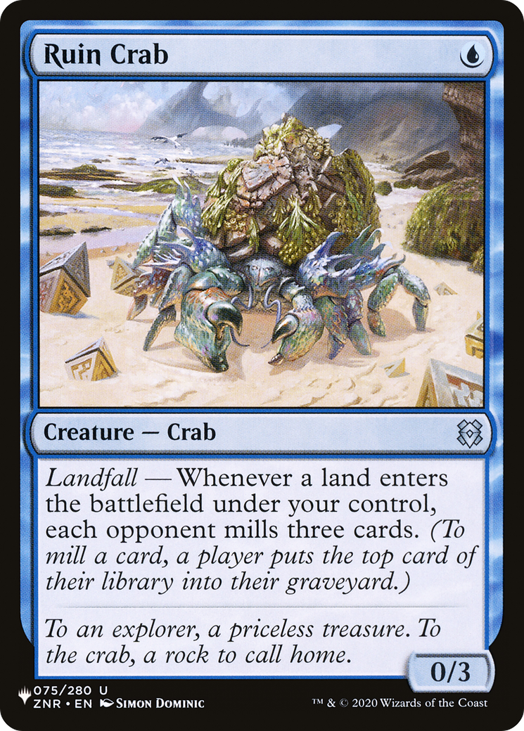 Ruin Crab [The List] | Fandemonia Ltd