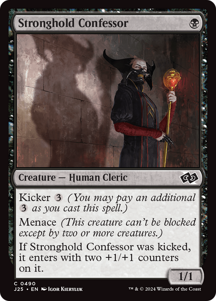 Stronghold Confessor [Foundations Jumpstart] | Fandemonia Ltd