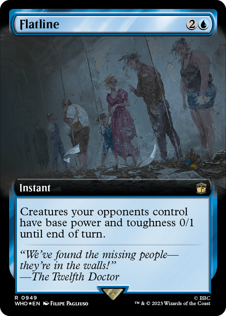 Flatline (Extended Art) (Surge Foil) [Doctor Who] | Fandemonia Ltd