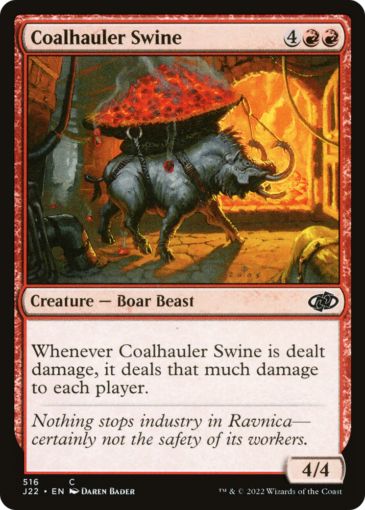 Coalhauler Swine [Jumpstart 2022] | Fandemonia Ltd