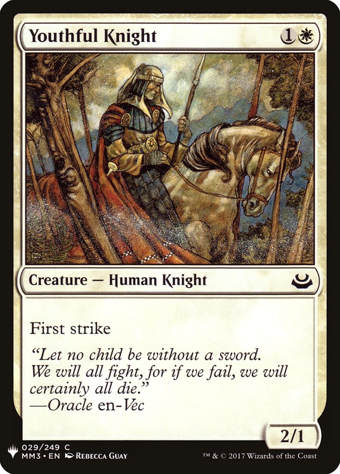 Youthful Knight [Mystery Booster] | Fandemonia Ltd