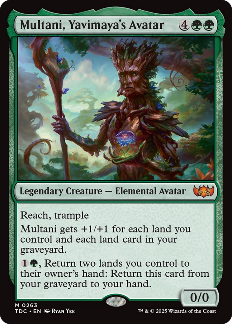Multani, Yavimaya's Avatar [Tarkir: Dragonstorm Commander] | Fandemonia Ltd