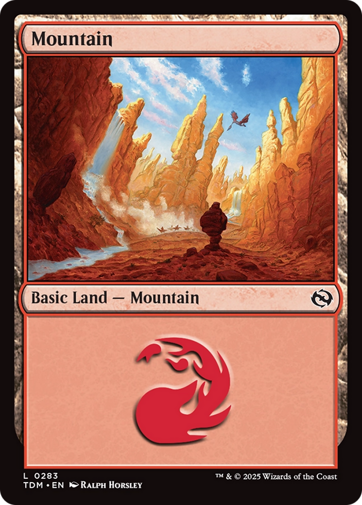 Mountain (0283) [Tarkir: Dragonstorm] | Fandemonia Ltd