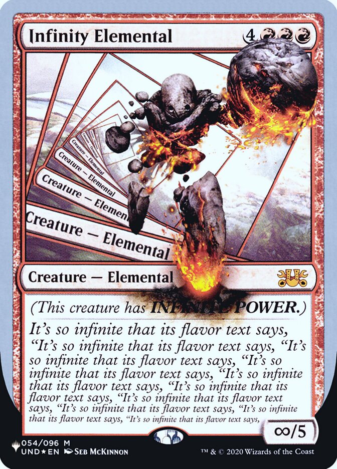 Infinity Elemental (Unfinity Foil Edition) [The List] | Fandemonia Ltd