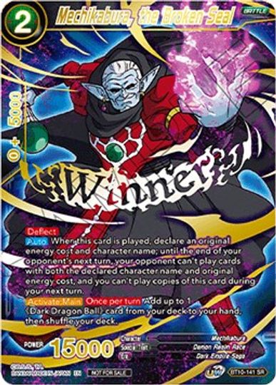 Mechikabura, the Broken Seal (Alternate Art Set 2021 Vol.1) (BT10-141) [Tournament Promotion Cards] | Fandemonia Ltd