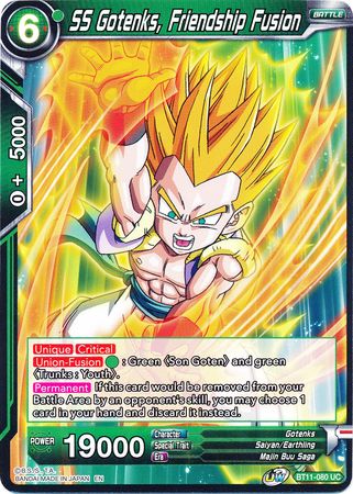 SS Gotenks, Friendship Fusion (BT11-080) [Vermilion Bloodline] | Fandemonia Ltd