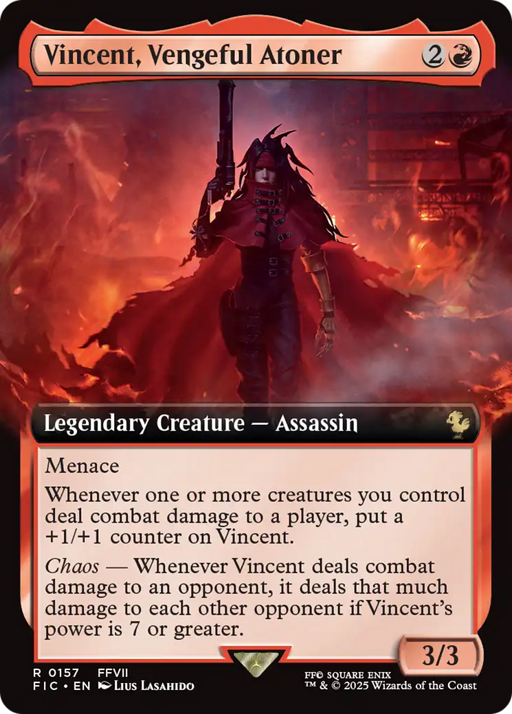 Vincent, Vengeful Atoner (Extended Art) [FINAL FANTASY Commander] | Fandemonia Ltd