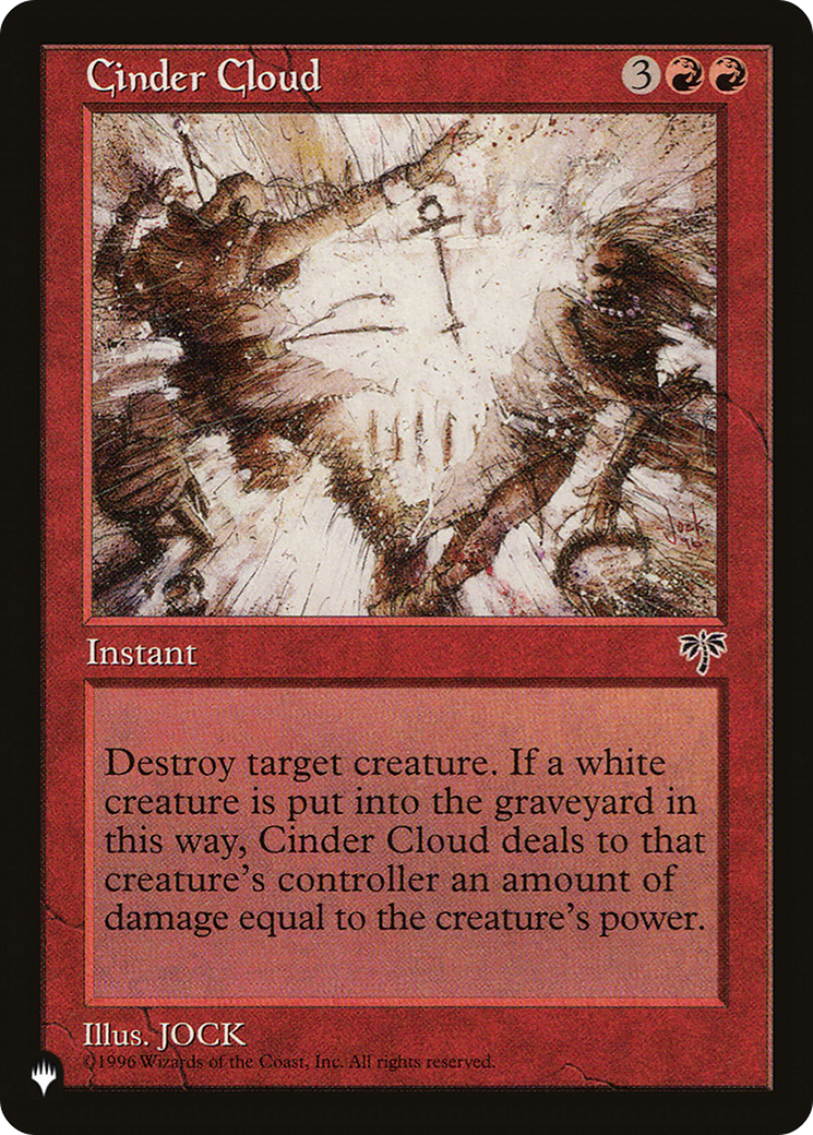 Cinder Cloud [The List] | Fandemonia Ltd