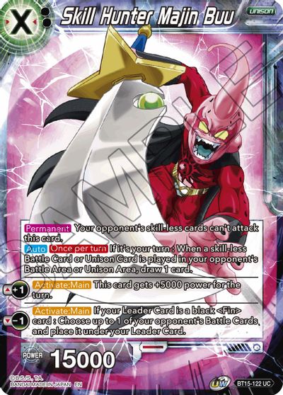 Skill Hunter Majin Buu (BT15-122) [Saiyan Showdown] | Fandemonia Ltd
