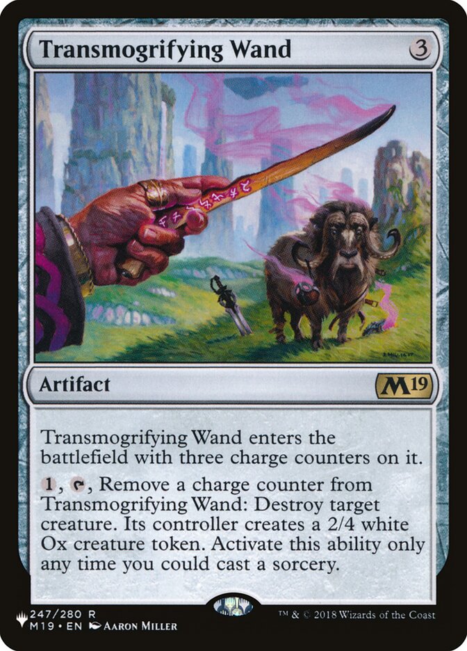Transmogrifying Wand [The List] | Fandemonia Ltd