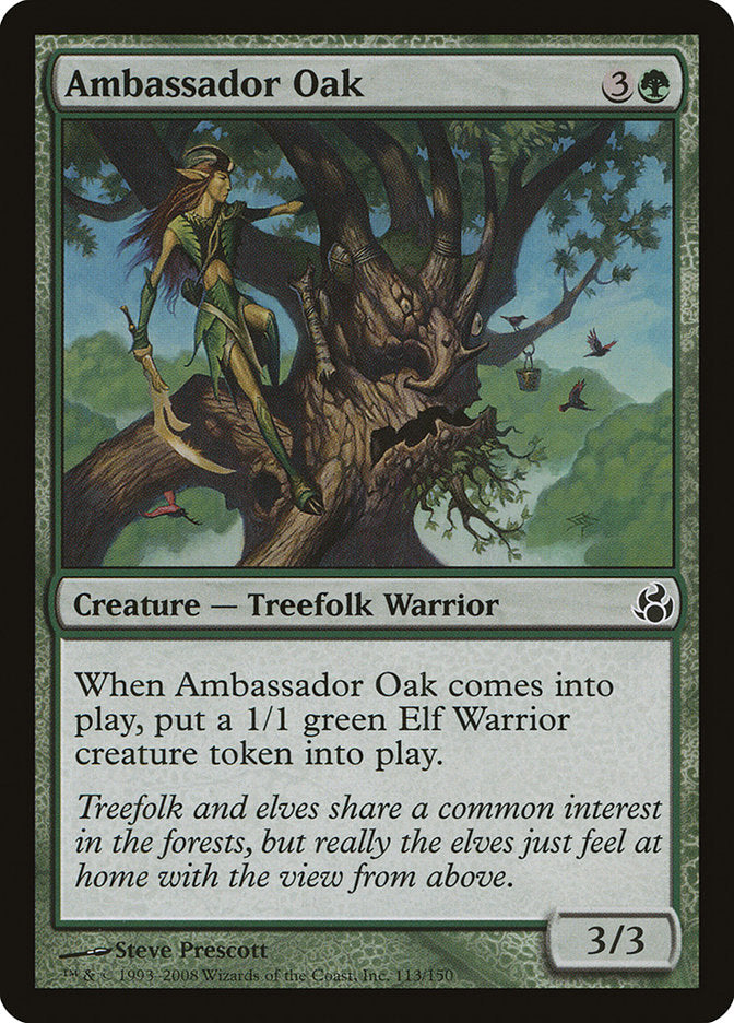 Ambassador Oak (Oversized) [Oversize Cards] | Fandemonia Ltd