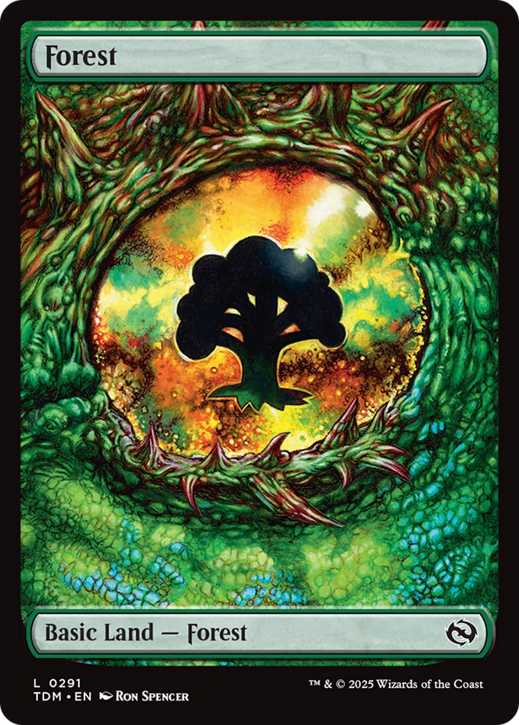 Forest (0291) [Tarkir: Dragonstorm] | Fandemonia Ltd