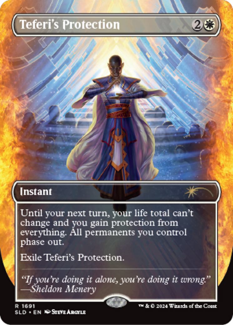 Teferi's Protection (1691) [Secret Lair: Sheldon's Spellbook] | Fandemonia Ltd