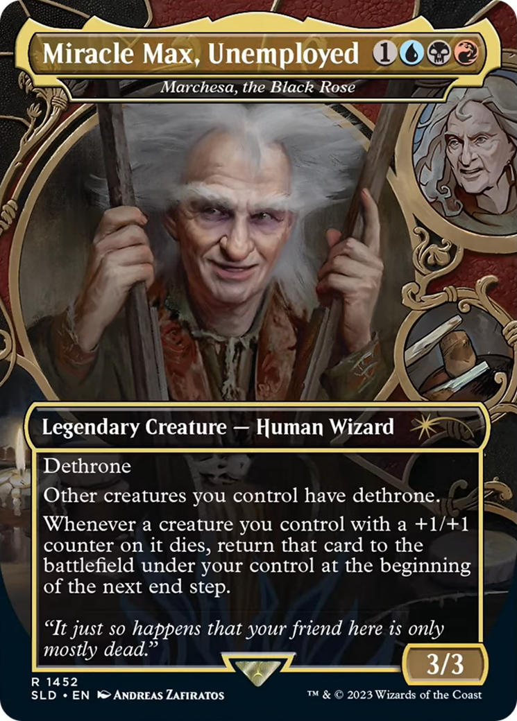 Miracle Max, Unemployed - Marchesa, the Black Rose [Secret Lair Drop Series] | Fandemonia Ltd