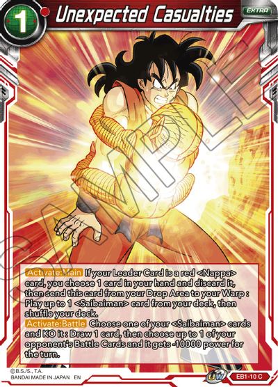 Unexpected Casualties (EB1-010) [Battle Evolution Booster] | Fandemonia Ltd
