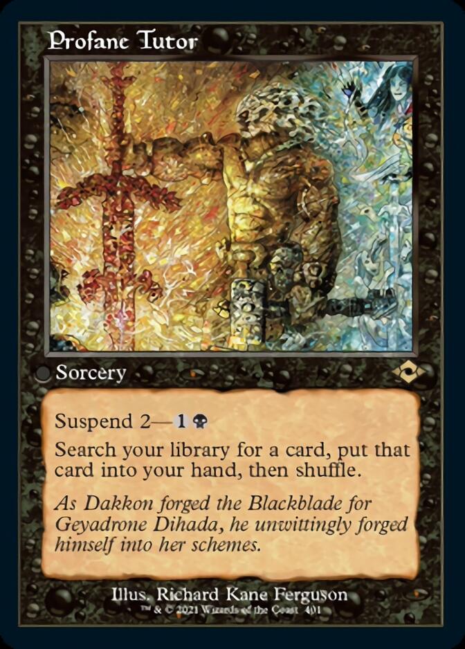 Profane Tutor (Retro Foil Etched) [Modern Horizons 2] | Fandemonia Ltd