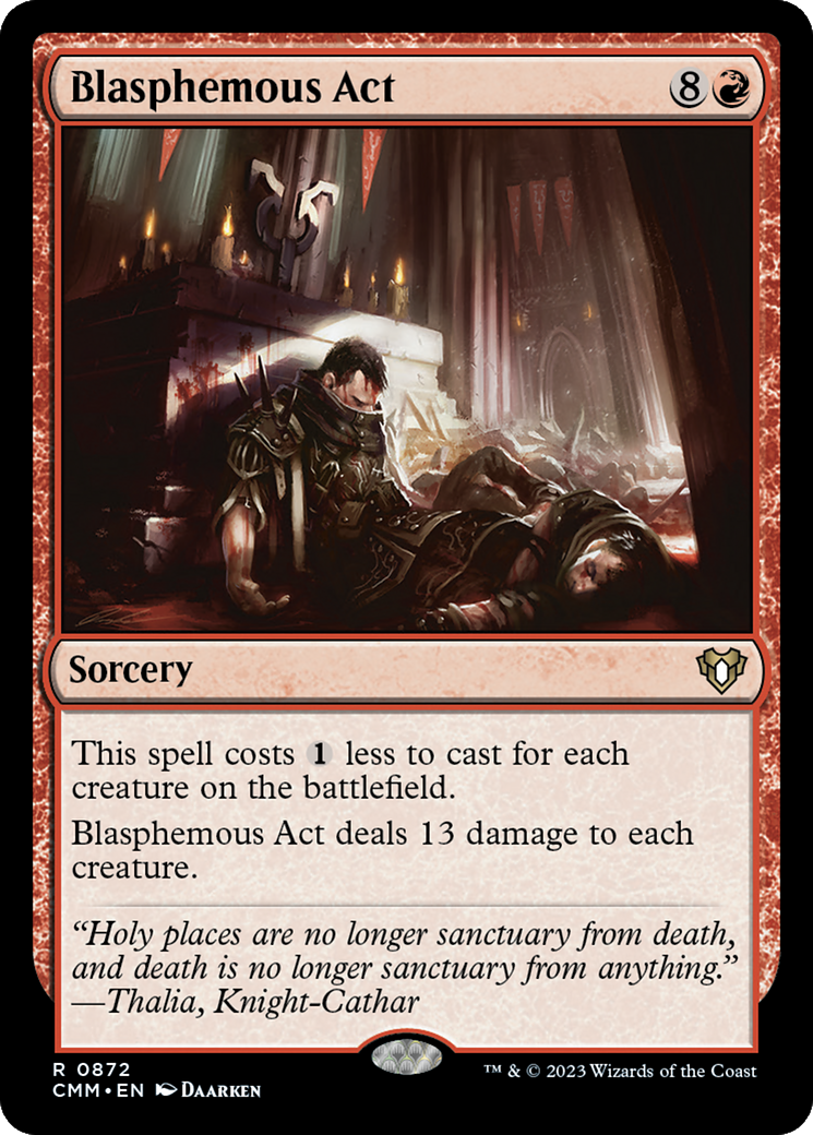 Blasphemous Act [Commander Masters] | Fandemonia Ltd