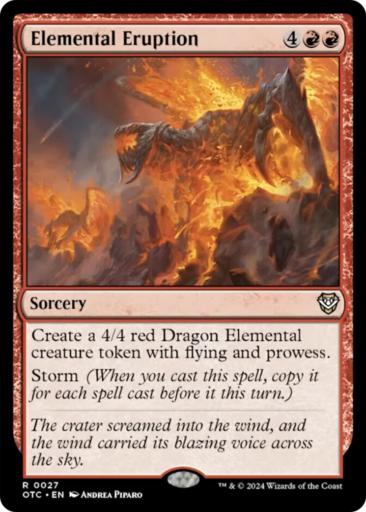 Elemental Eruption [Outlaws of Thunder Junction Commander] | Fandemonia Ltd
