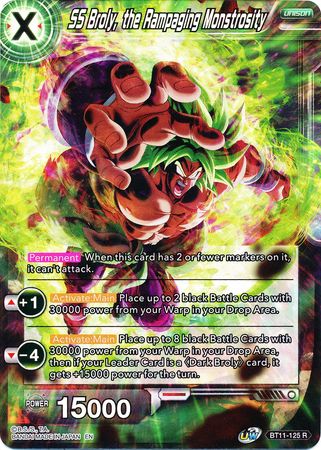 SS Broly, the Rampaging Monstrosity (BT11-125) [Vermilion Bloodline 2nd Edition] | Fandemonia Ltd