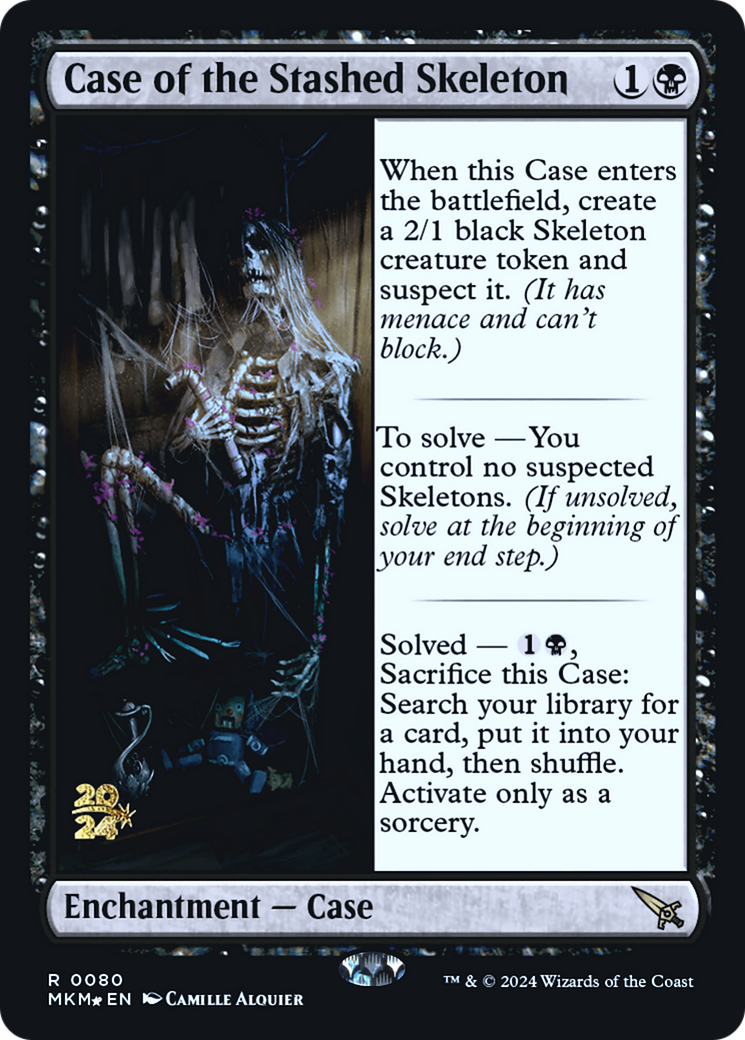 Case of the Stashed Skeleton [Murders at Karlov Manor Prerelease Promos] | Fandemonia Ltd