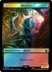 Soldier // Mutant Double-Sided Token (Surge Foil) [Doctor Who Tokens] | Fandemonia Ltd