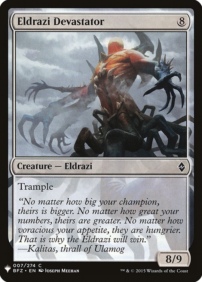 Eldrazi Devastator [Mystery Booster] | Fandemonia Ltd