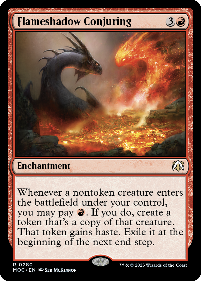Flameshadow Conjuring [March of the Machine Commander] | Fandemonia Ltd