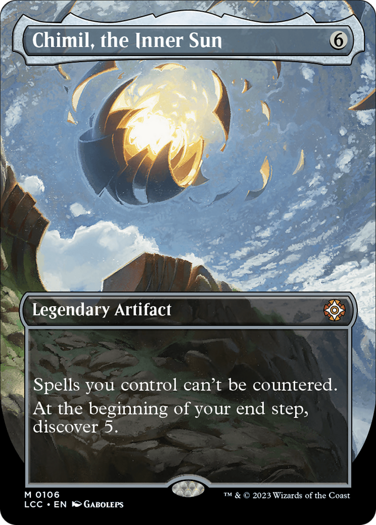 Chimil, the Inner Sun (Borderless) [The Lost Caverns of Ixalan Commander] | Fandemonia Ltd