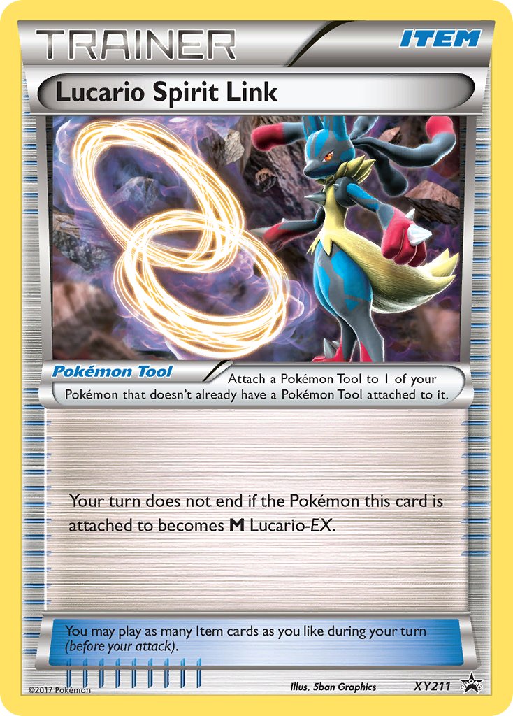 Lucario Spirit Link (XY211) [XY: Black Star Promos] | Fandemonia Ltd