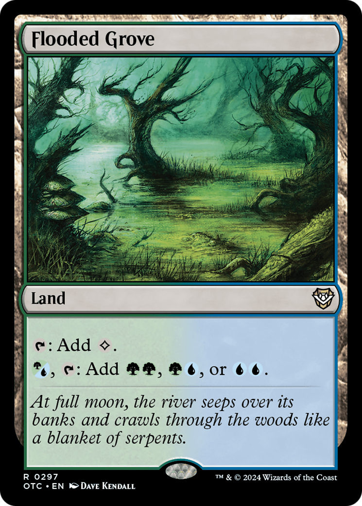 Flooded Grove [Outlaws of Thunder Junction Commander] | Fandemonia Ltd