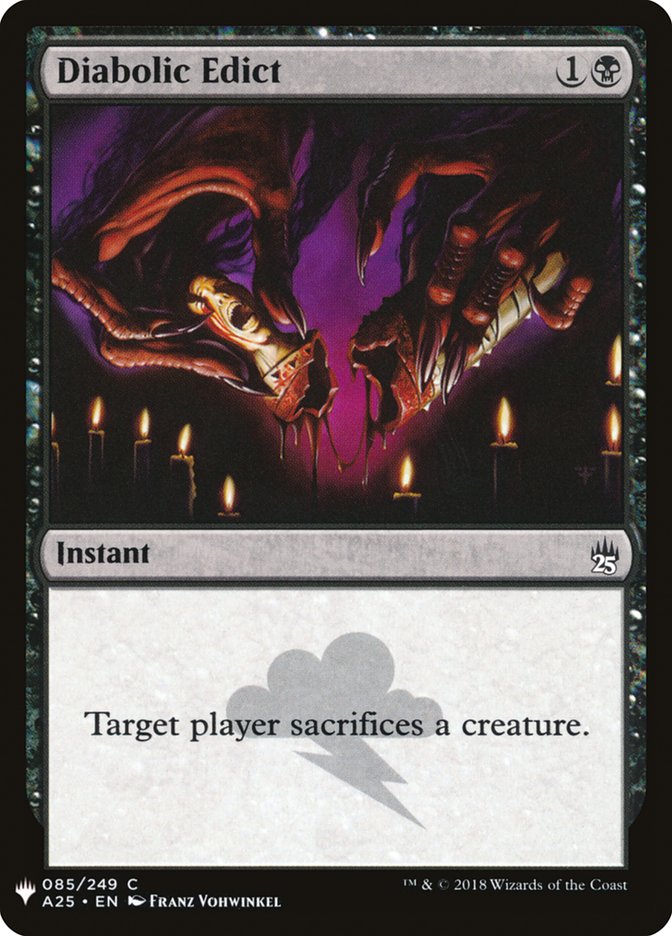 Diabolic Edict [Mystery Booster] | Fandemonia Ltd